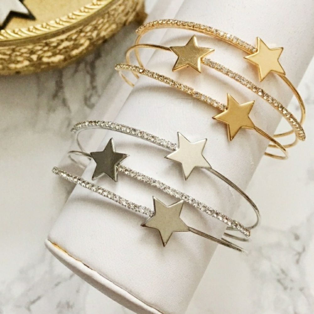 Stars & Crystals Cuff